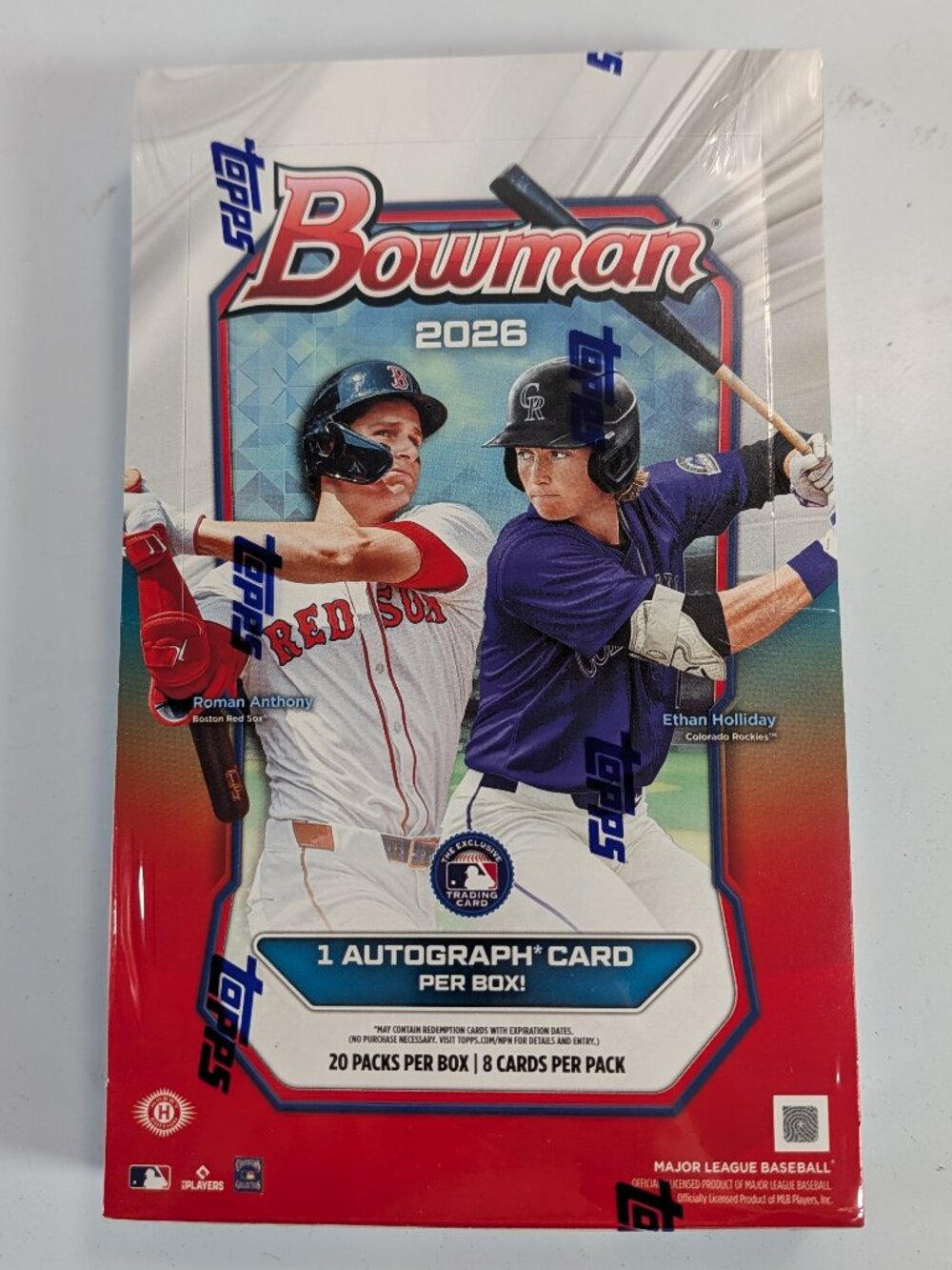2026 Bowman Baseball Hobby Box New/Sealed In Hand Ready To Ship 1 auto per box